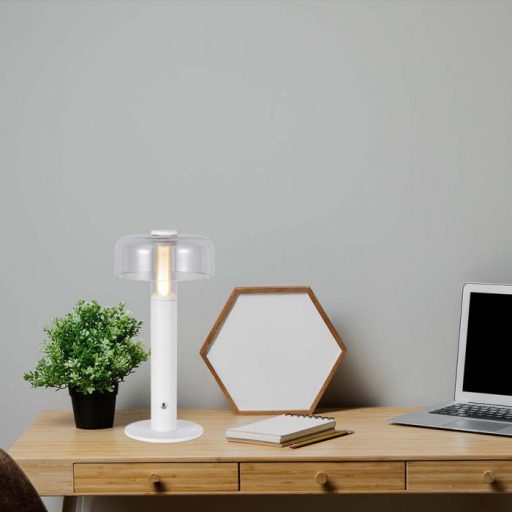 V-TAC 1W LED Tölthető Asztali lámpa - 1800mAh - fehér - 7941