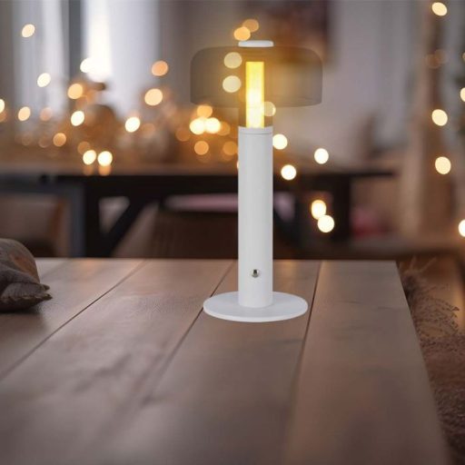 V-TAC 1W LED Tölthető Asztali lámpa - 1800mAh - fehér - 7941