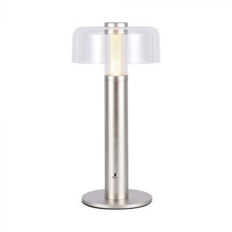   V-TAC 1W LED Tölthető Asztali lámpa - 1800mAh - pezsgő arany - 7943