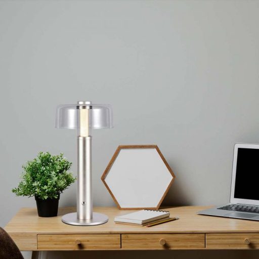 V-TAC 1W LED Tölthető Asztali lámpa - 1800mAh - pezsgő arany - 7943
