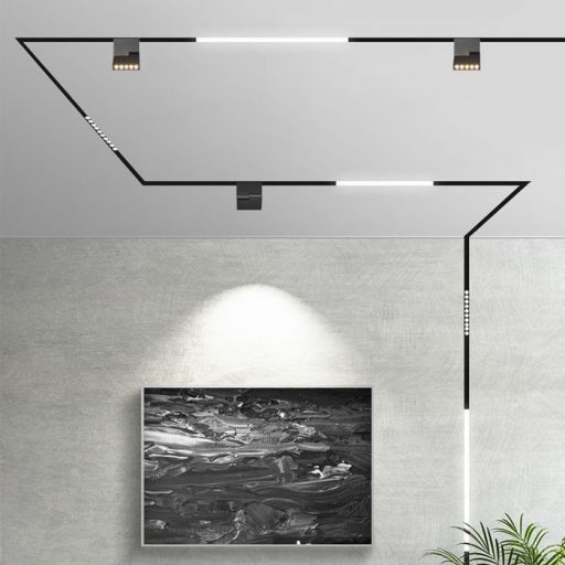 V-TAC 5x2W LED Mágneses sínes lámpa IP20 24V 3000K - fekete - 7962
