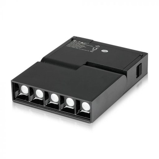 V-TAC 5x2W LED Mágneses sínes lámpa IP20 24V 3000K - fekete - 7962