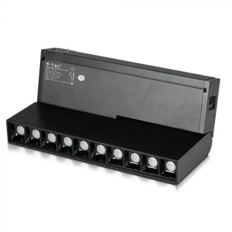   V-TAC 10x2W LED Mágneses sínes lámpa IP20 24V 3000K - fekete - 7964