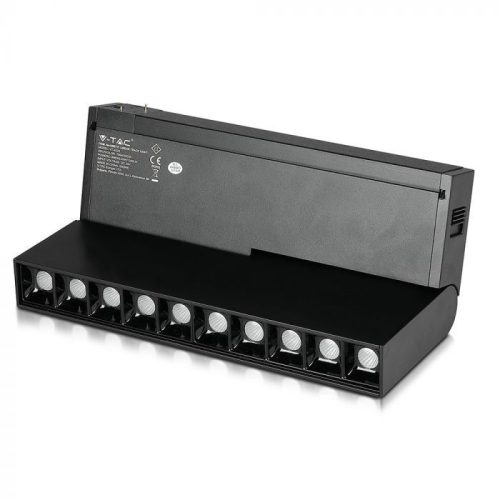 V-TAC 10x2W LED Mágneses sínes lámpa IP20 24V 3000K - fekete - 7964