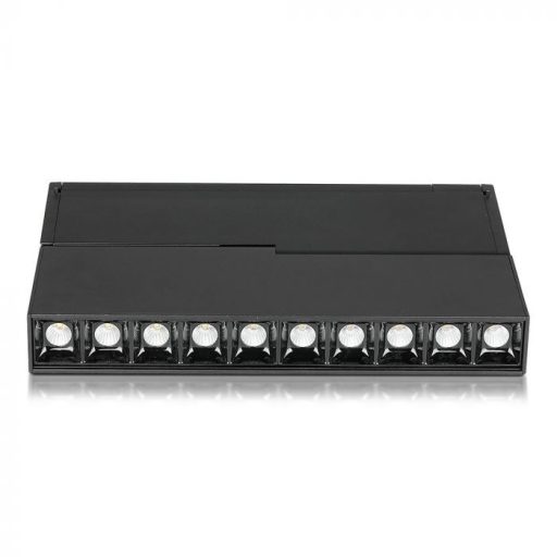 V-TAC 10x2W LED Mágneses sínes lámpa IP20 24V 3000K - fekete - 7964