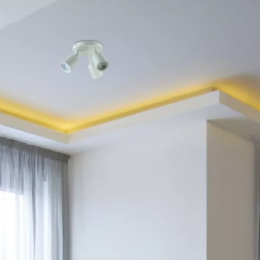 V-TAC Led 3 x GU10 falra szerelhető lámpatest - fehér - 7982