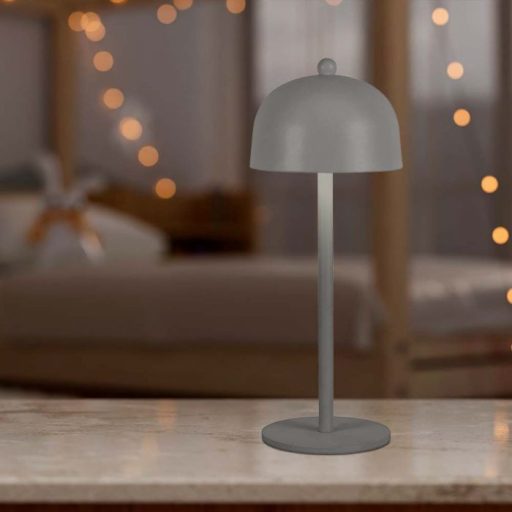 V-TAC 3W LED Tölthető Asztali lámpa - 1800mAh szürke - 7987