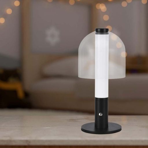 V-TAC 2W LED Tölthető Asztali lámpa - 1800mAh átlátszó búrával - 7988