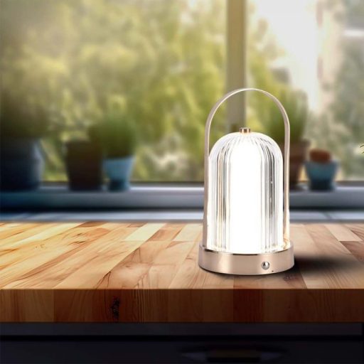 V-TAC LED Tölthető Asztali lámpa 1W - 1800mAh - Bronz - 7991