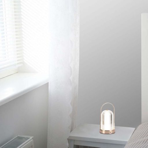 V-TAC LED Tölthető Asztali lámpa 1W - 1800mAh - Bronz - 7991