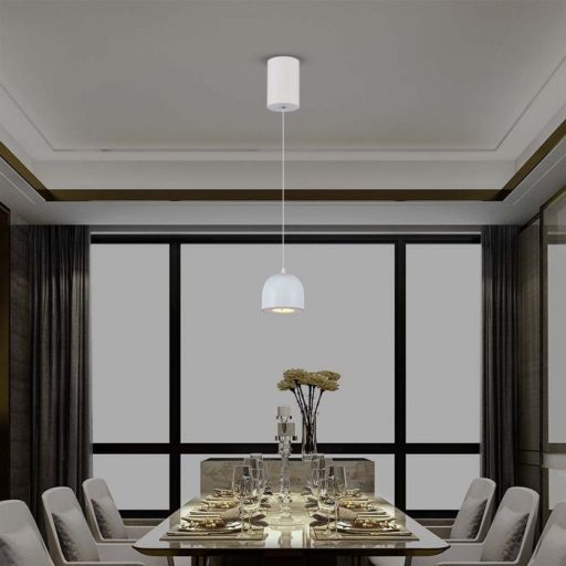 V-TAC LED Függeszték lámpa 8.5W Érintő kapcsolóval - szürke - 3000K - 7995