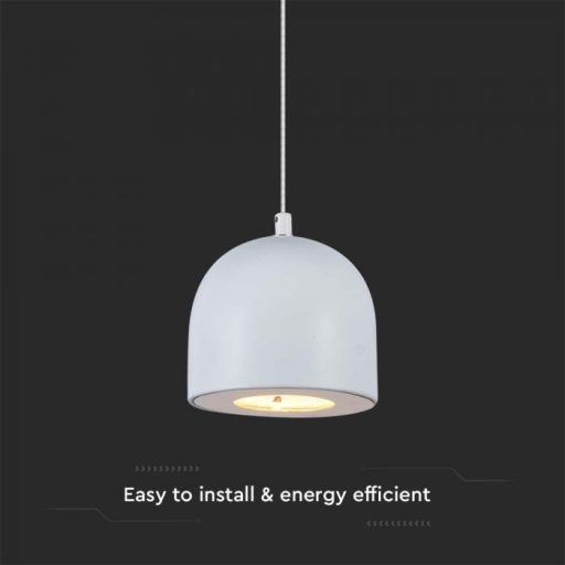 V-TAC LED Függeszték lámpa 8.5W Érintő kapcsolóval - szürke - 3000K - 7995