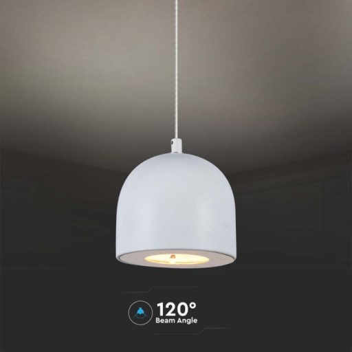 V-TAC LED Függeszték lámpa 8.5W Érintő kapcsolóval - szürke - 3000K - 7995