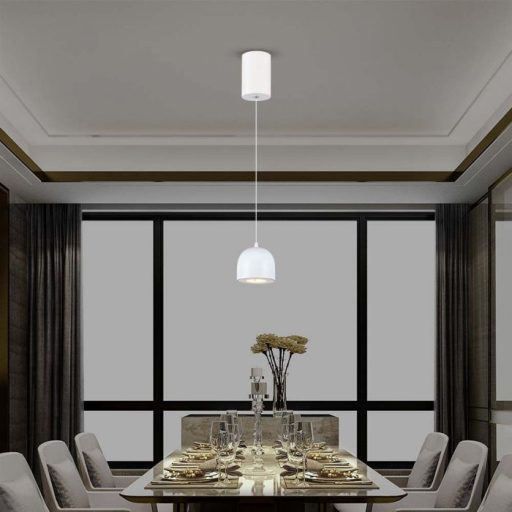 V-TAC LED Függeszték lámpa 8.5W Érintő kapcsolóval - fehér - 3000K - 7996