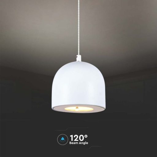V-TAC LED Függeszték lámpa 8.5W Érintő kapcsolóval - fehér - 3000K - 7996