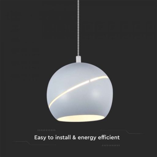 V-TAC LED Függeszték lámpa 8.5W - fehér - 3000K - 7999