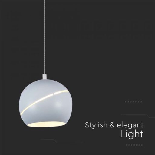 V-TAC LED Függeszték lámpa 8.5W - fehér - 3000K - 7999