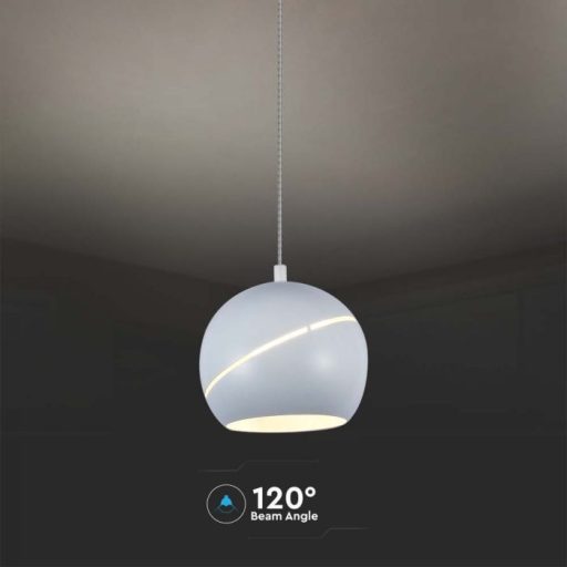 V-TAC LED Függeszték lámpa 8.5W - fehér - 3000K - 7999