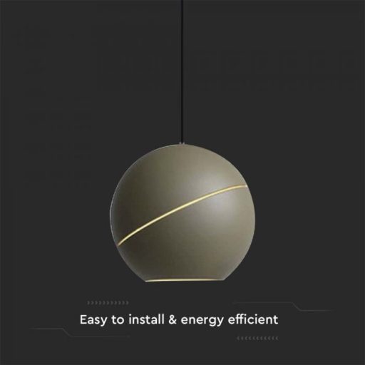 V-TAC LED Függeszték lámpa 8.5W - pezsgő arany - 3000K - 8000