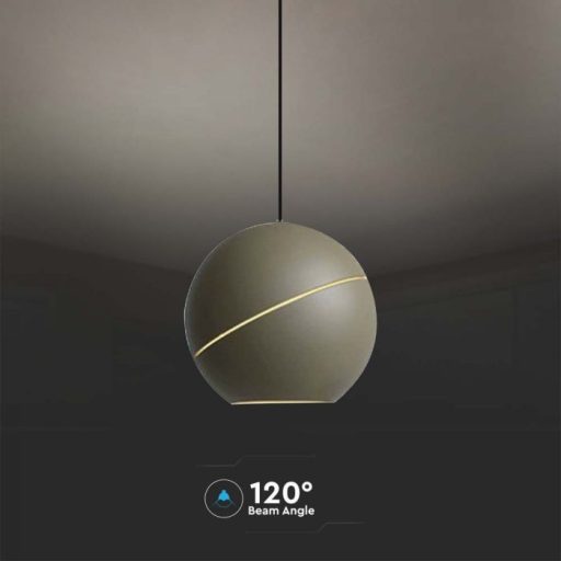 V-TAC LED Függeszték lámpa 8.5W - pezsgő arany - 3000K - 8000