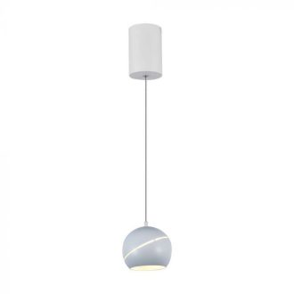   V-TAC LED Függeszték lámpa 8.5W Érintő kapcsolóval - fehér  - 3000K - 8002