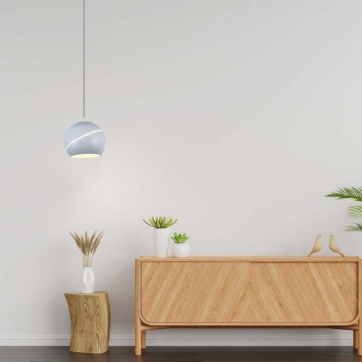 V-TAC LED Függeszték lámpa 8.5W Érintő kapcsolóval - fehér  - 3000K - 8002