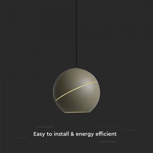 V-TAC LED Függeszték lámpa 8.5W Érintő kapcsolóval - pezsgő arany  - 3000K - 8003