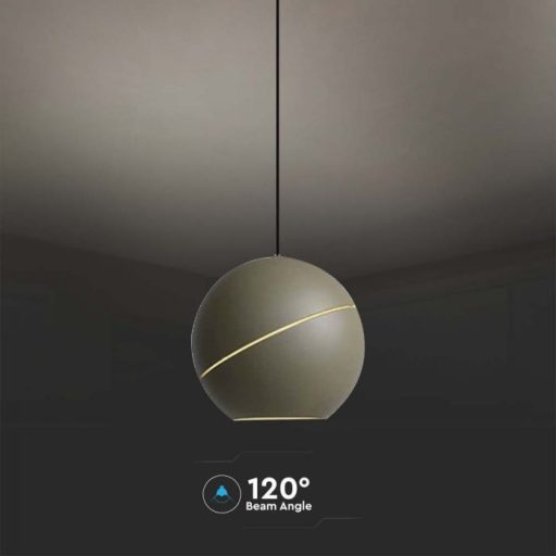 V-TAC LED Függeszték lámpa 8.5W Érintő kapcsolóval - pezsgő arany  - 3000K - 8003