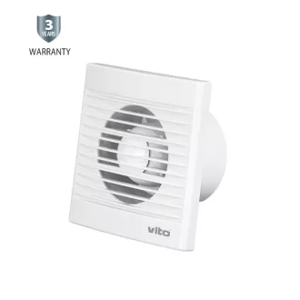   VITO fürdőszobai elszívó ventilátor ráccsal Ø100 mm 12W fehér - 8005200