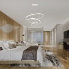 V-TAC 32W LED dizájn függeszték - fehér- 3000K - 8018