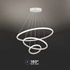 V-TAC 32W LED dizájn függeszték - fehér- 3000K - 8018