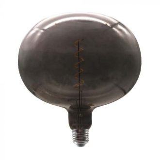   V-TAC Fekete LED izzó filament COG  E27 4W Nagy gömb - 8057