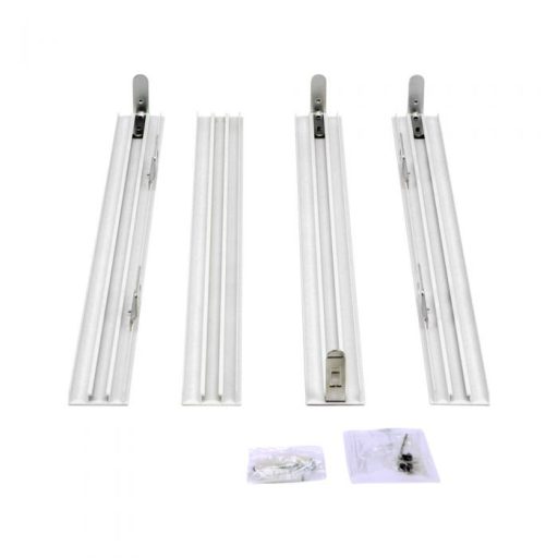 V-TAC Falon kívüli szerelhető kiemelő keret 620 x 620 mm LED panelhez - 8157