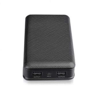   V-TAC Power Bank (hordozható töltő) 20000mAh fekete - 8190