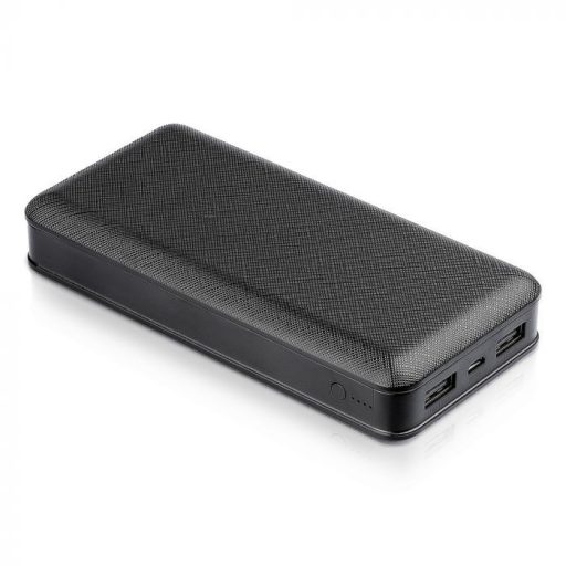 V-TAC Power Bank (hordozható töltő) 20000mAh fekete - 8190