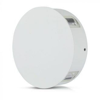   V-TAC 4W led fali lámpatest kerek, fehér 4000K - IP65 - 8214