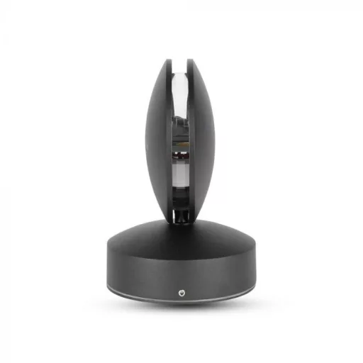 V-TAC 7W LED Fali lámpa IP65 fekete színű 3000K - 8219