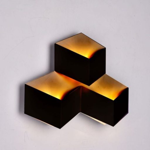 V-TAC 9W LED Fali lámpa fekete színű 3000K - 8223
