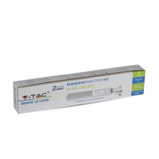 V-TAC Vészvilágító akkumulátor LED panelhez 24W - 8275