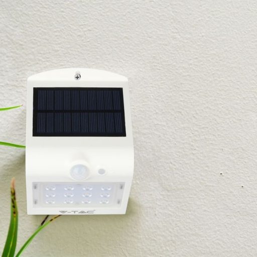 V-TAC LED Napelemes (Solar) fali lámpa 1,5W 4000K - 8276