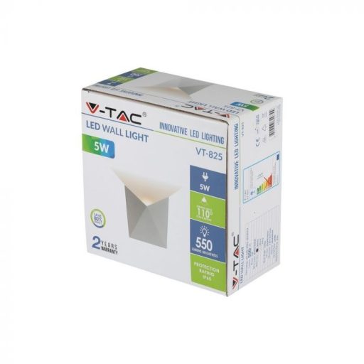 V-TAC LED fali lámpatest 5W fehér 4000K - IP65 - 8281