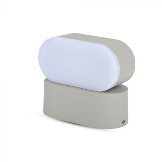   V-TAC LED mozgatható fali lámpatest 6W szürke 3000K - IP65 - 8290