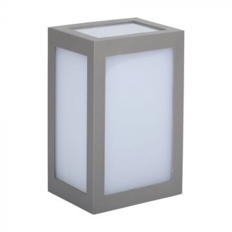   V-TAC 12W LED Fali lámpa szürke színű 6400K - IP65 - 8339