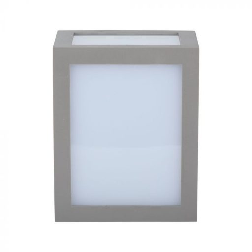 V-TAC 12W LED Fali lámpa szürke színű 6400K - IP65 - 8339