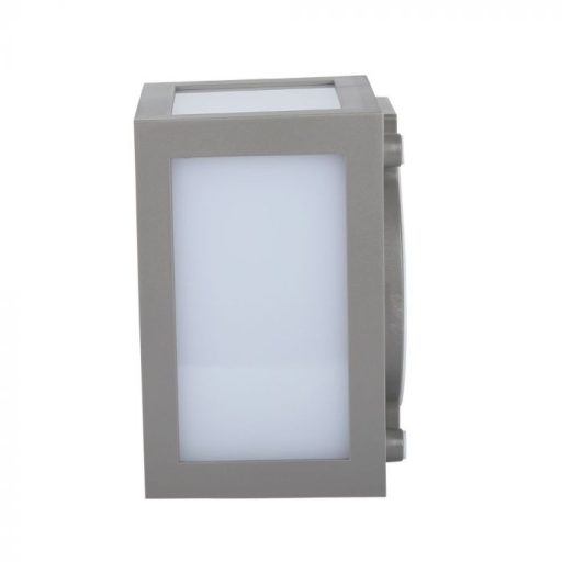 V-TAC 12W LED Fali lámpa szürke színű 6400K - IP65 - 8339
