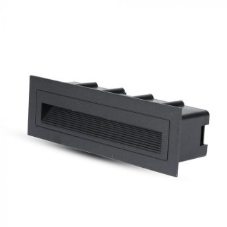 V-TAC Led lépcsőlámpa fekete 6W 3000K - 8348