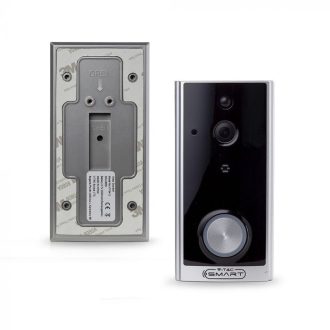   V-TAC SMART videó ajtócsengő 2 irányú hang, fekete - 8355