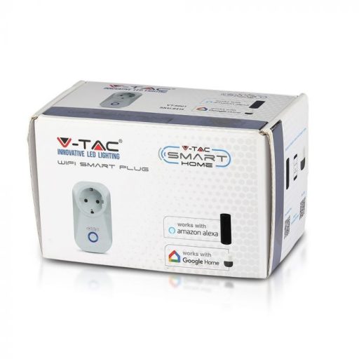 V-TAC WIFI Konnektor, (dugalj) EU Amazon Alexa & Google Home kompatibilis - 8415