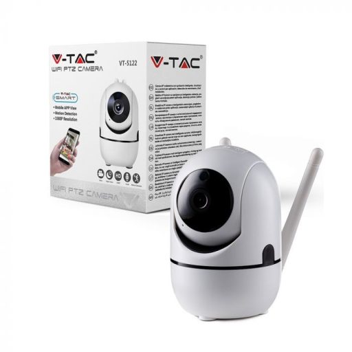 V-TAC 1080P IP beltéri kamera tápcsatlakozóval automatikus követés funkcióval - 8439