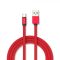 V-TAC 1M Micro USB kábel piros - rubin széria - 8497